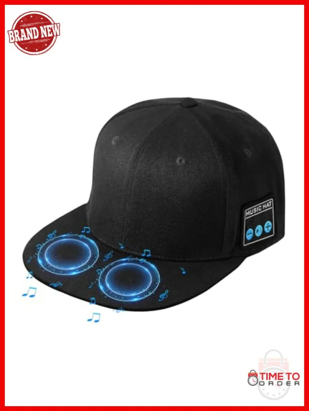 Bluetooth Speaker Hat V5.4 Hands-Free Calling Running Cycling Camping Baseball
